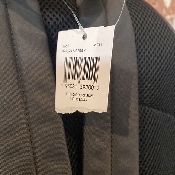 COACH LRG Court Backpack in Cranberry - Picture 7 of 8